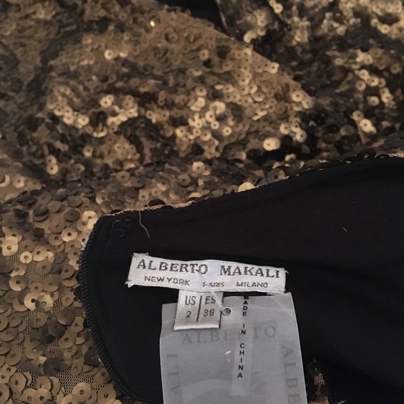 Alberto Makhani gold sequin gown - Picture 5 of 7